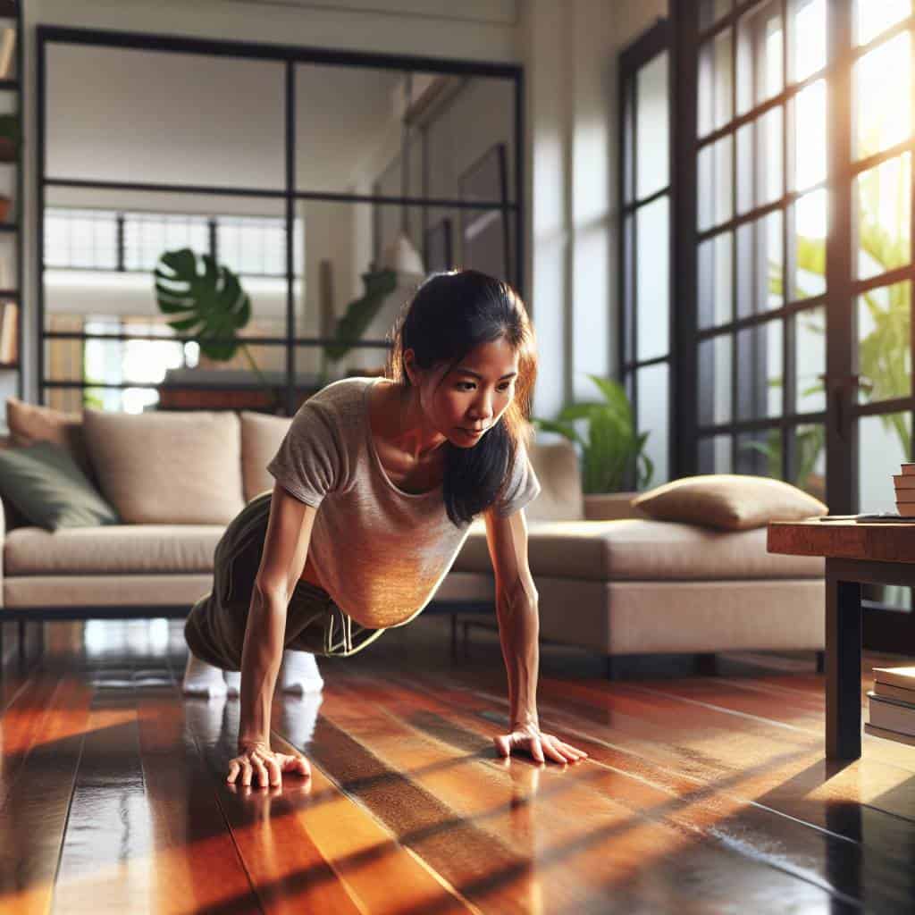 At-home workout ideas without equipment exercise.