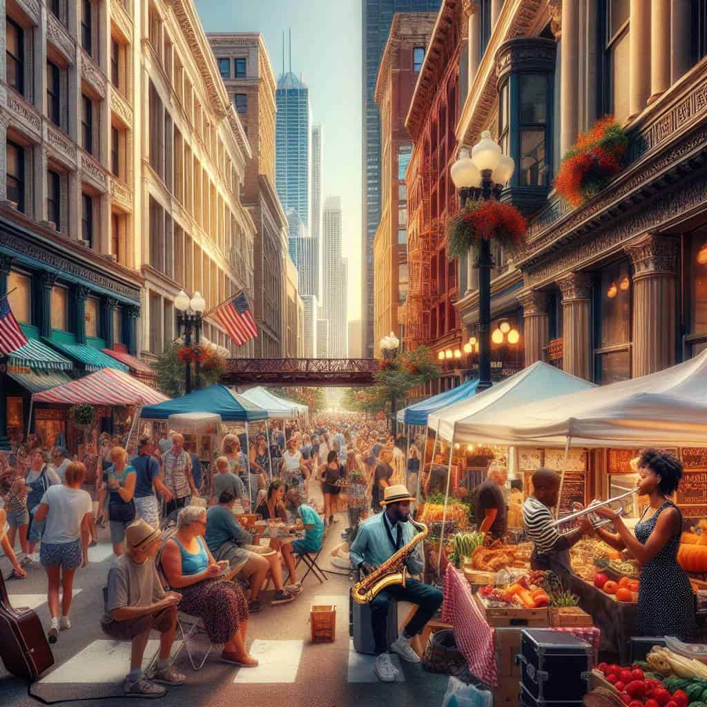 Best things to do in Chicago street scene