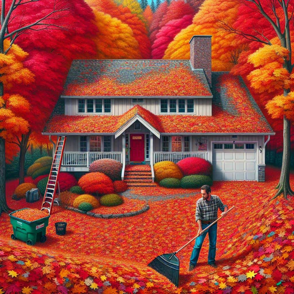 Fall home maintenance checklist, autumn yard work.