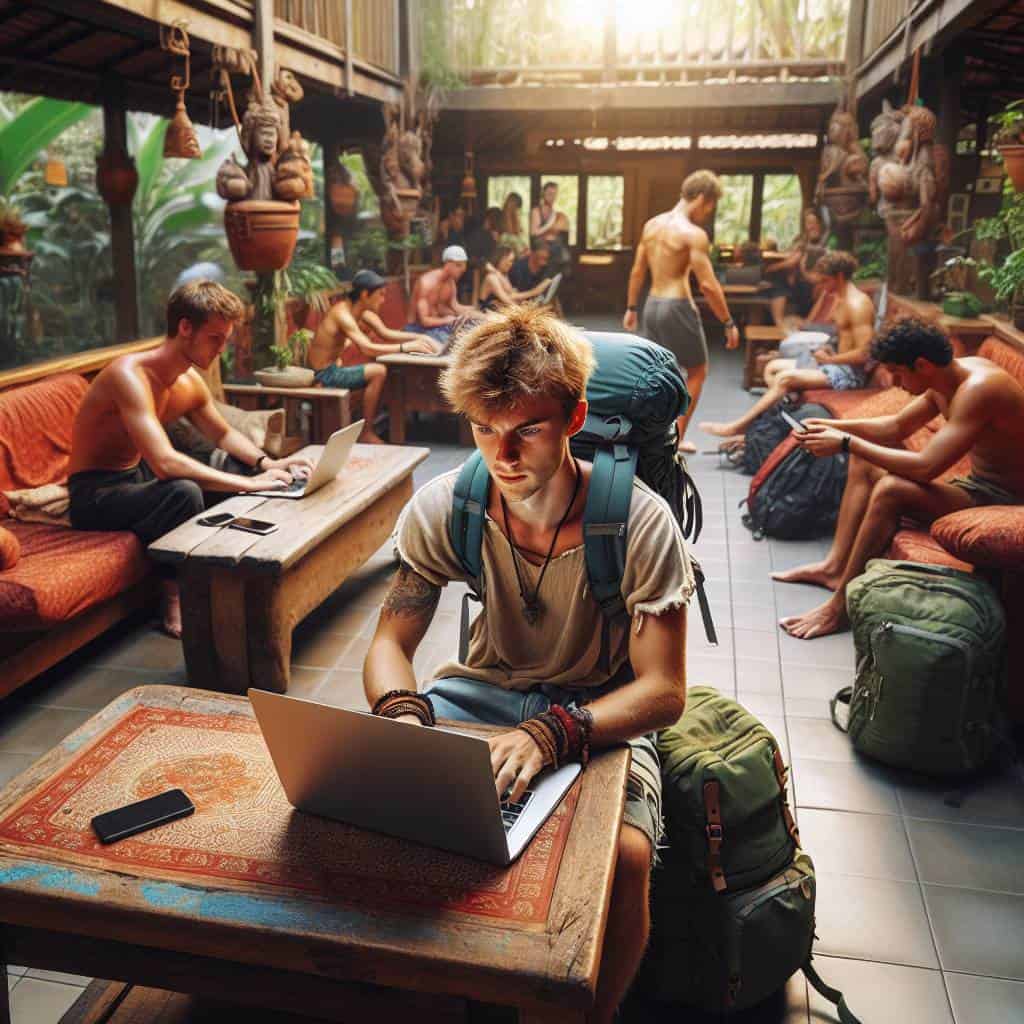 How to become a digital nomad scene