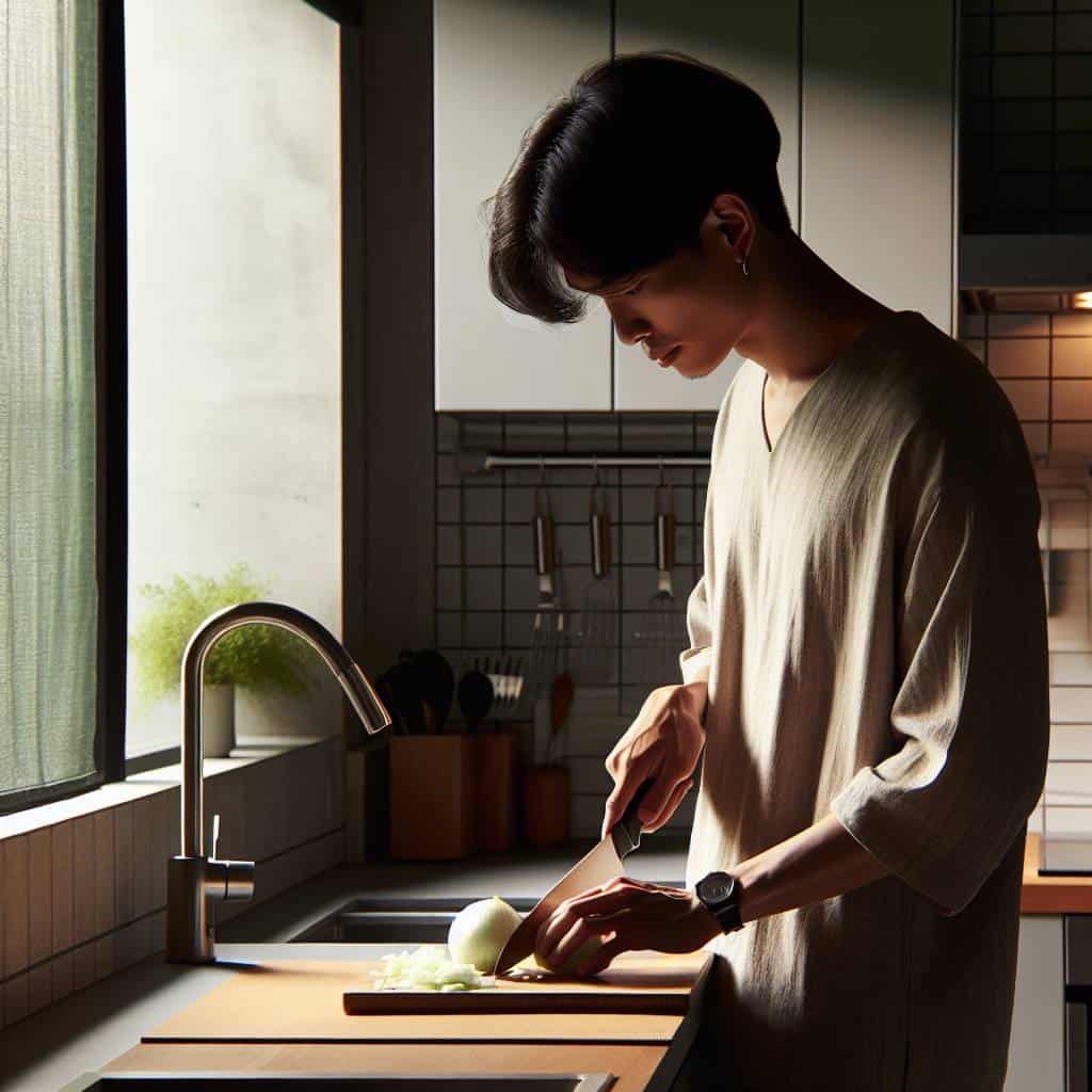 How to chop an onion without crying