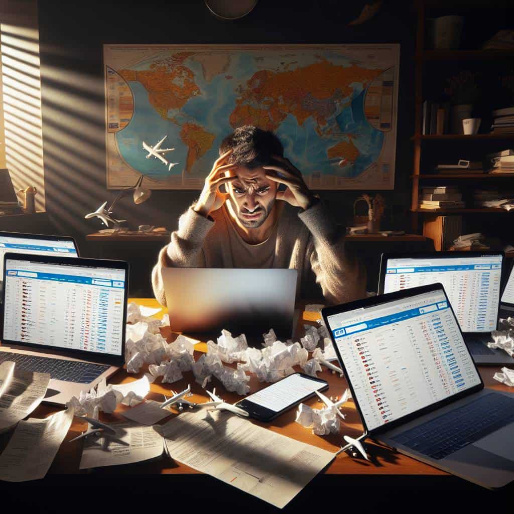 How to find cheap flights frustration.