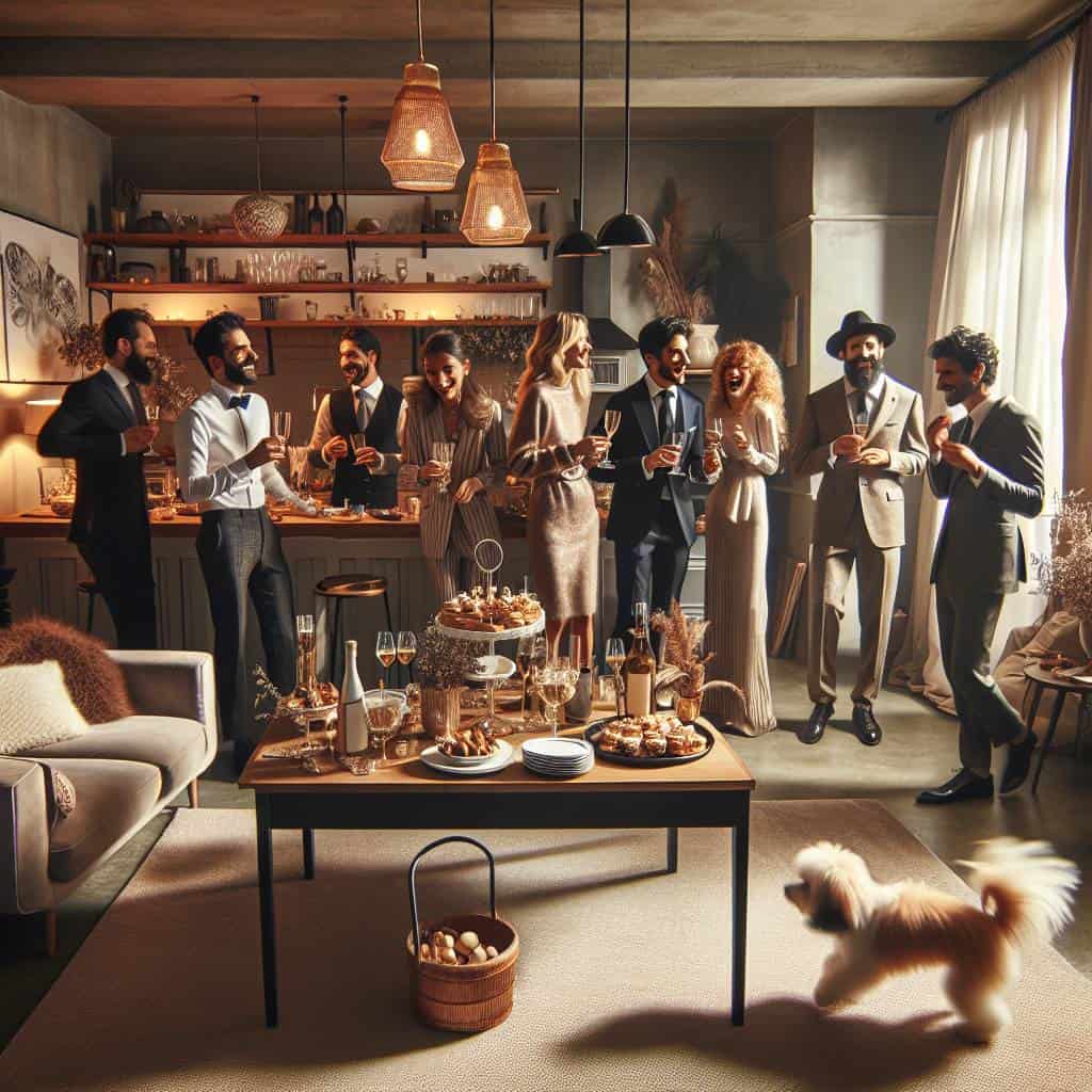 How to host a party at home.