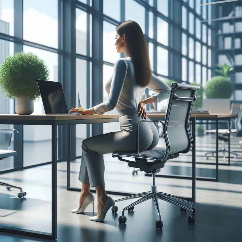 How to improve your posture at desk.