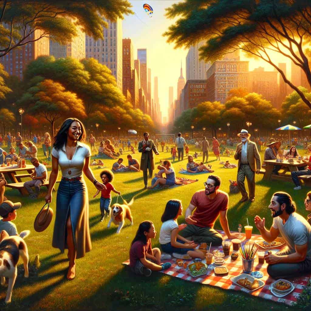 How to meet new people in parks.