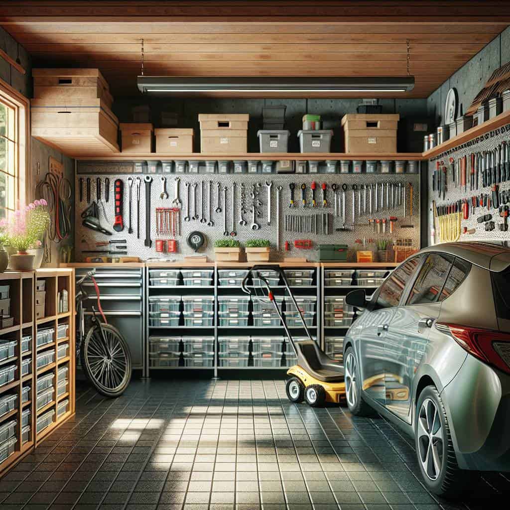 How to organize your garage efficiently.
