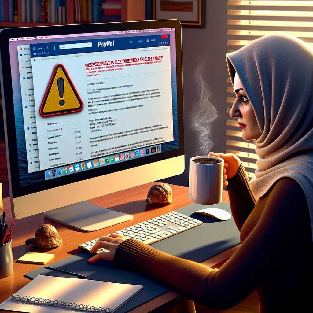 How to spot a phishing email scene.