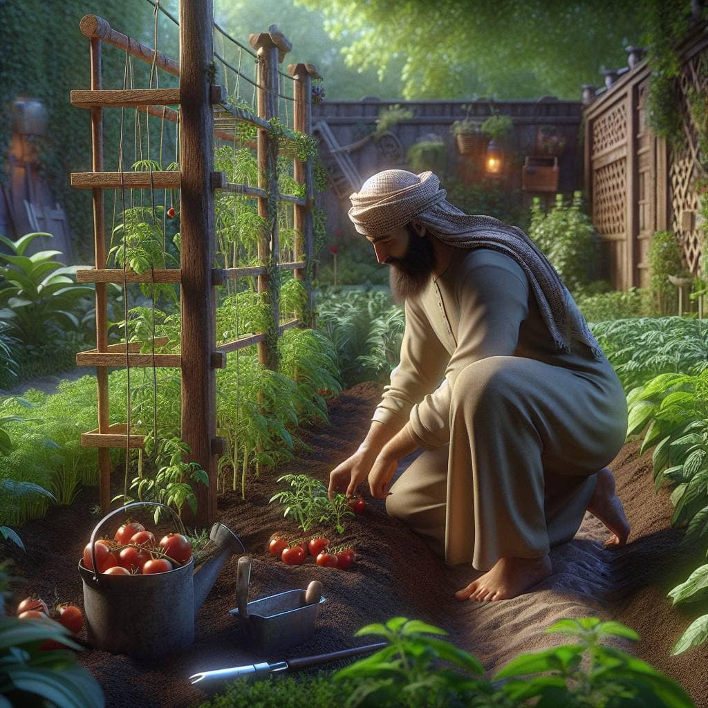 How to start a vegetable garden planting.