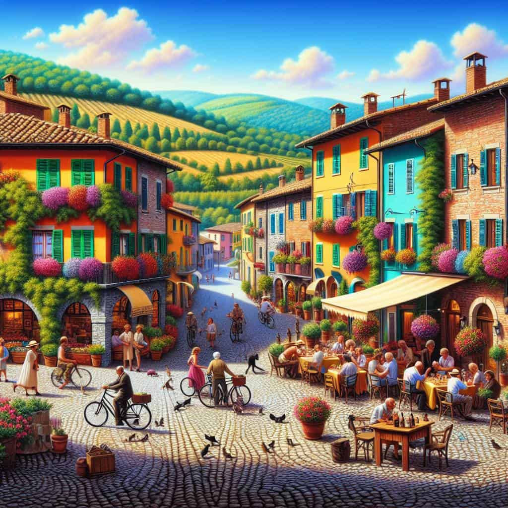 Italy travel itinerary for 10 days scene