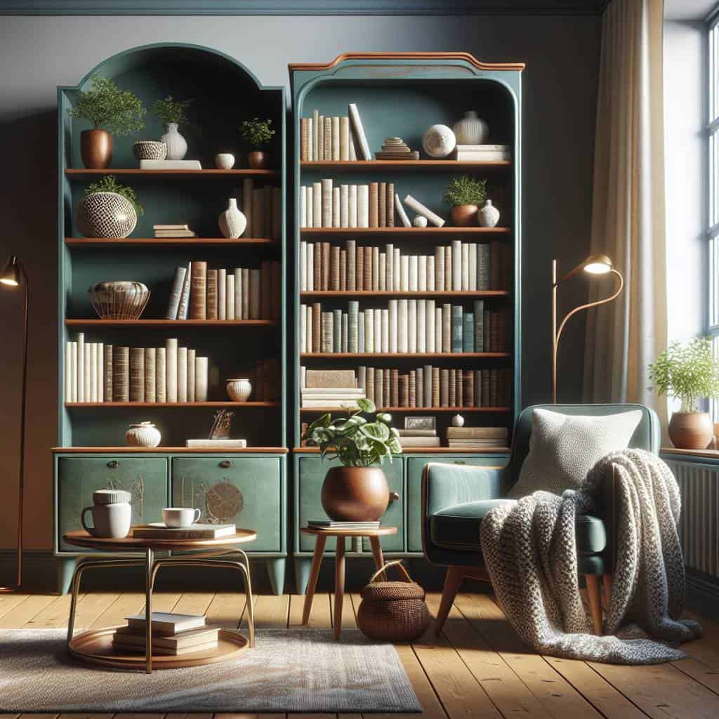 Upcycled furniture ideas: cozy living room