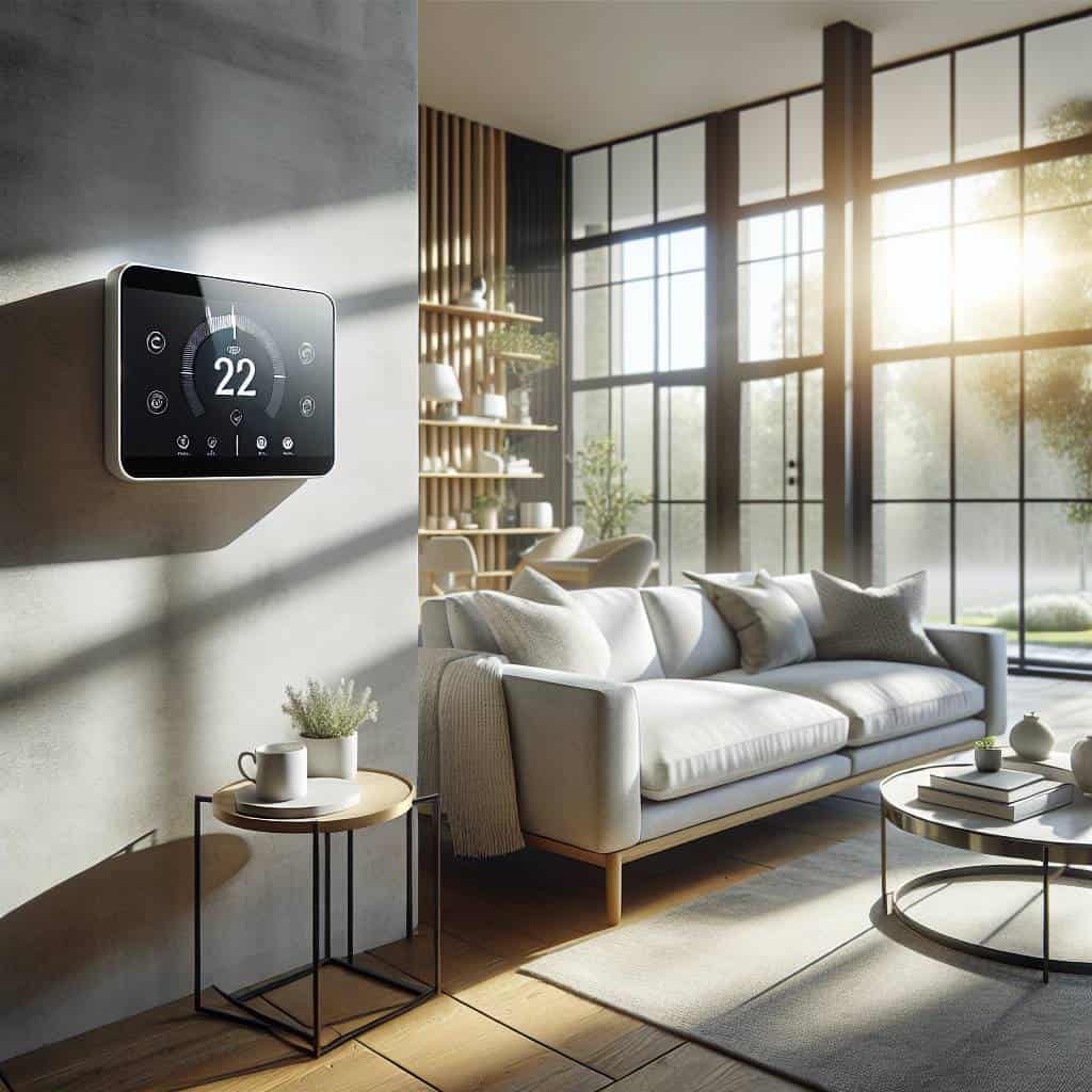 What is a smart thermostat display?