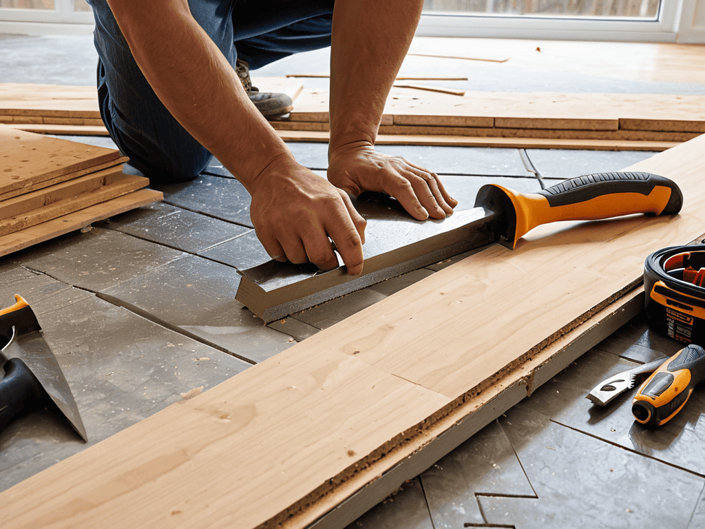 Laminate Flooring Frenzy subfloor prep