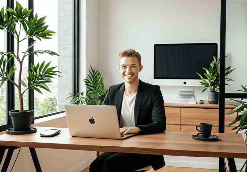 Building a personal brand online concept