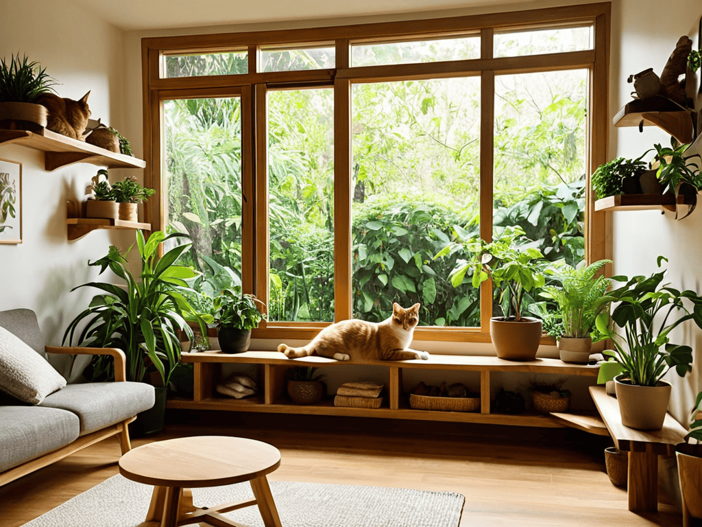 DIY cat shelves harmony tips