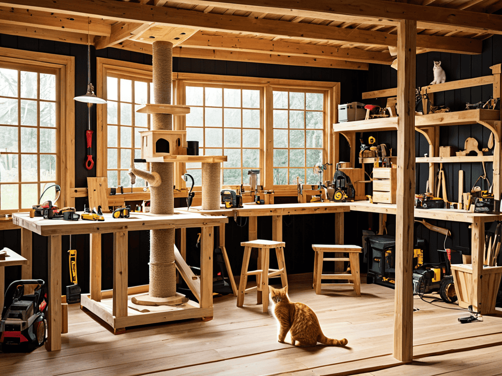 Purrfectly Constructed cat tree