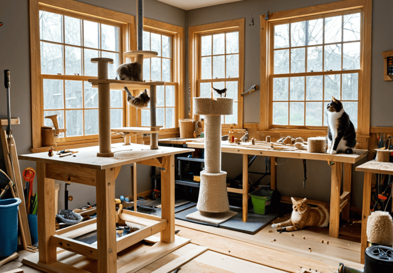 Building a Cat Tree at home