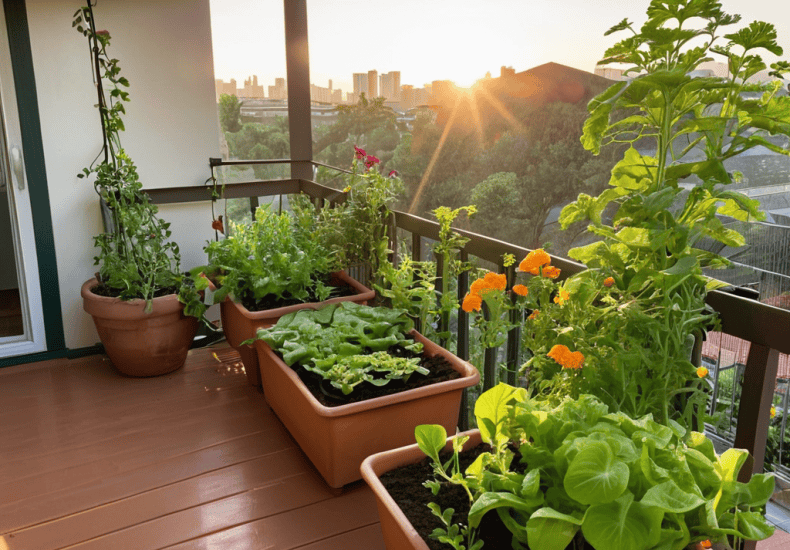 Aquaponics Balcony Garden System