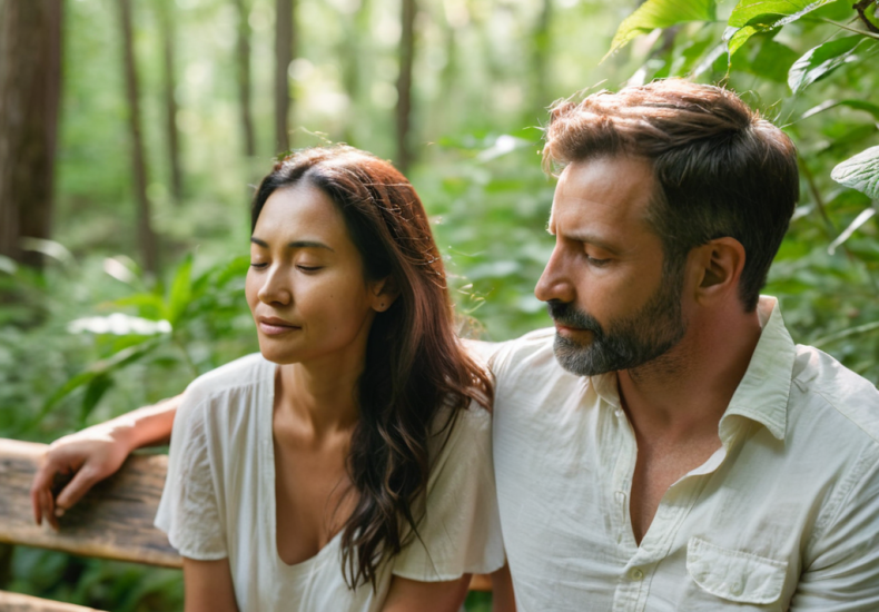 Authentic Self vs Mirroring concept