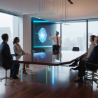Holographic Displays in corporate meeting room