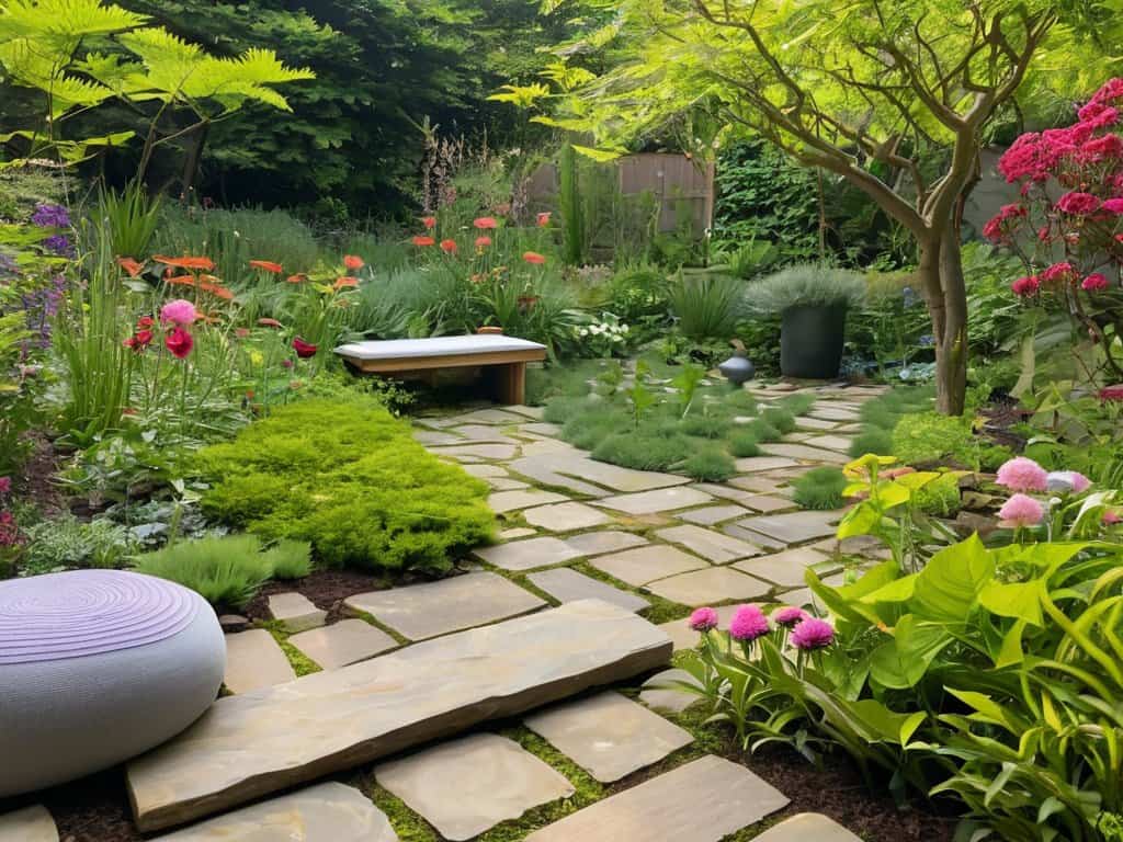 Nurturing Wellness Beyond Perfection garden scene