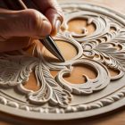 Traditional Parchment craft (Pergamano) embossing guide.